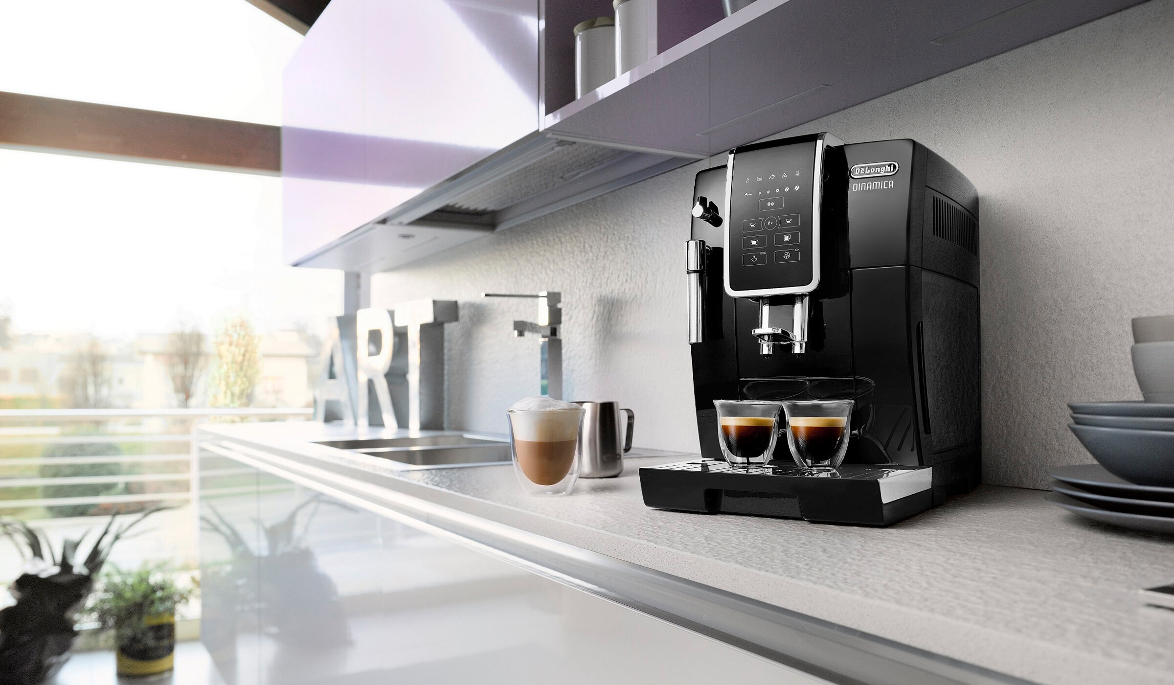 デロンギ 全自動コーヒーマシン ディナミカ ECAM35015BH | マシンを ...