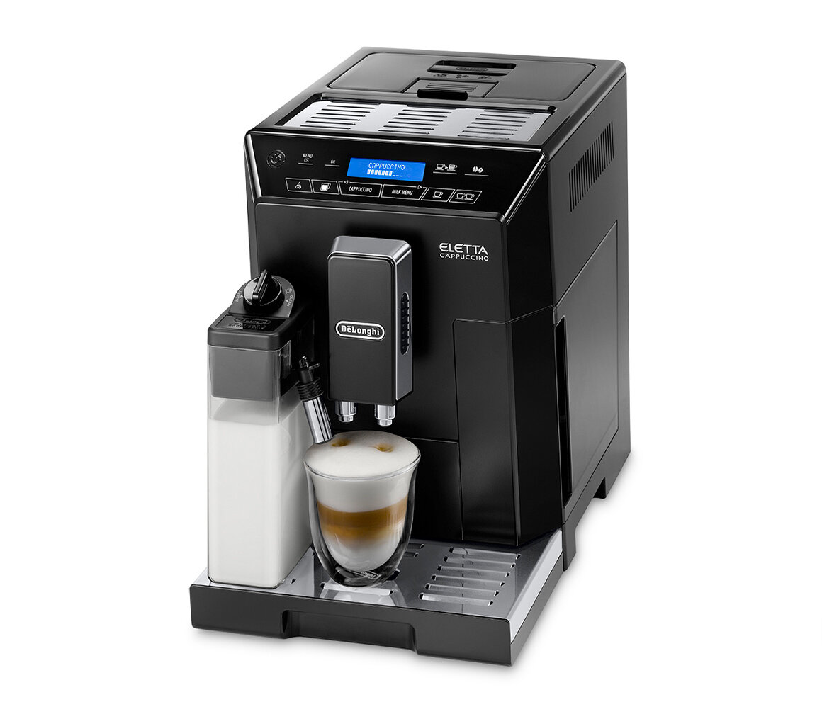 デロンギ 全自動コーヒーマシン エレッタ カプチーノ ECAM44660BH-