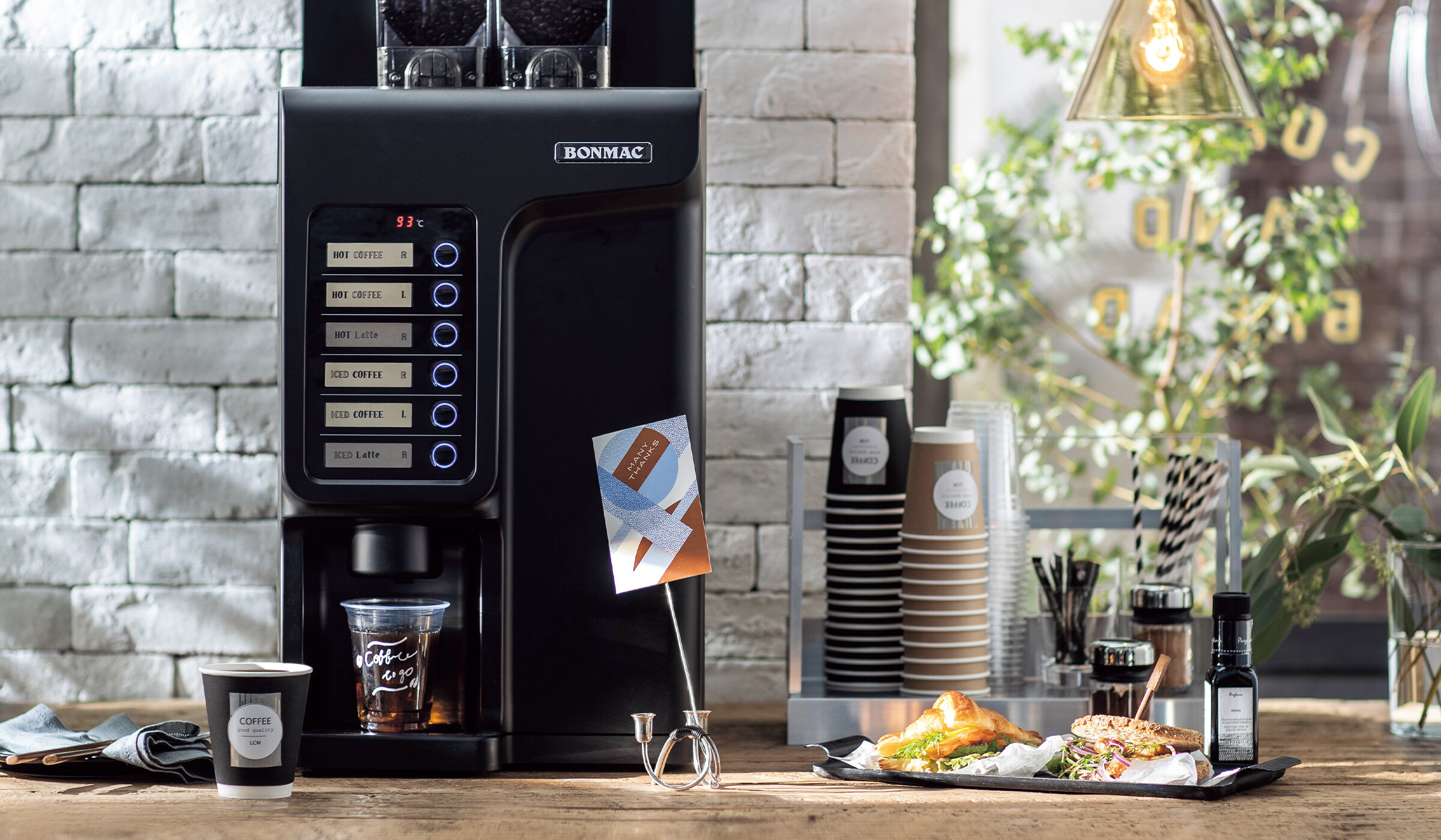 リフレッシュマシン BONMAC BM-LCD1 水道直結式 生乳ユニット付